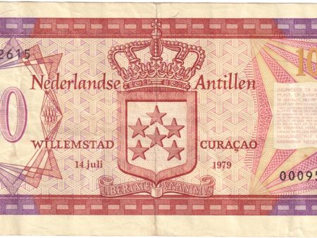 Antilles Note 1979 100 Gulden, VF For Cheap