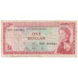 East Caribbean States 1965 1 Dollar Note, Pick #13d, Signature 6, VF Supply