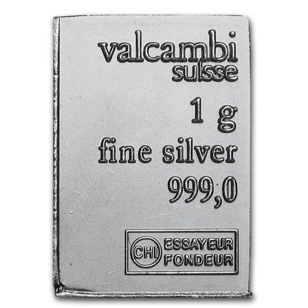 1 Gram Valcambi Suisse .999 Fine Silver Bar (No Tax) Online now