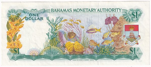 Bahamas 1968 1 Dollar Note, Pick #27a, VF-EF on Sale