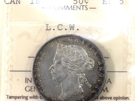 1870 LCW Canada 50-cents ICCS Certified EF-45 Sale