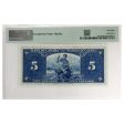 Pair of BC-23b 1937 Canada $5 Notes, Gordon-Towers, D C, PMG Certified AU-58 EPQ, 2Pcs For Sale