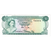 Bahamas 1974 1 Dollar Note, Pick #35b Allen, AU For Sale