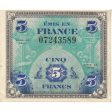 France Note 1944 5 Francs, AU Sale