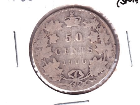 1900 Canada 50-cents About Good (AG-3) Scratched, marks, or impaired on Sale