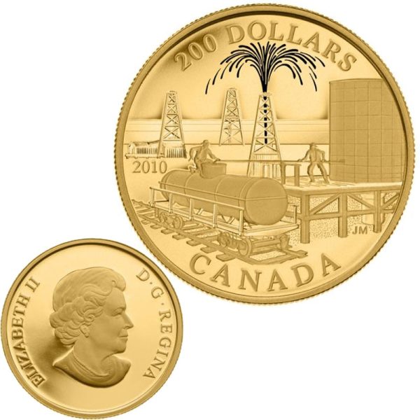 2010 Canada $200 22-Karat - Petroleum and Oil Trade Gold Coin. Discount