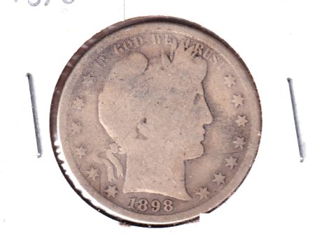 1898 S USA Half Dollar About Good (AG-3) For Discount