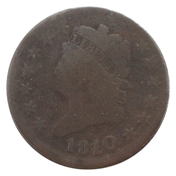 1810 10 Over 09 USA Cent G-VG (G-6) $ For Discount