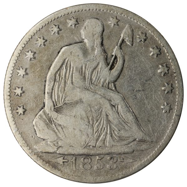 1853 O USA Half Dollar Fine (F-12) $ Online Sale