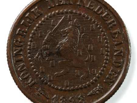 Netherlands 1898 1 2 Cent AU-UNC (AU-55) $ Hot on Sale