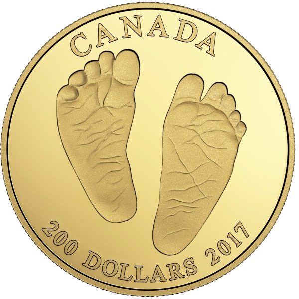 2017 Canada $200 Welcome to the World Pure Gold Coin (No Tax) Discount