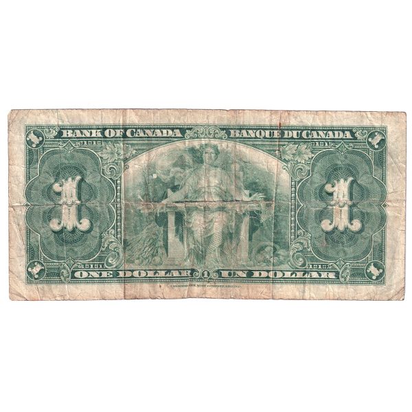 BC-21a 1937 Canada $1 Osborne-Towers, A A, VG-F Online now