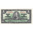 BC-21a 1937 Canada $1 Osborne-Towers, C A, VF (Hole) Cheap