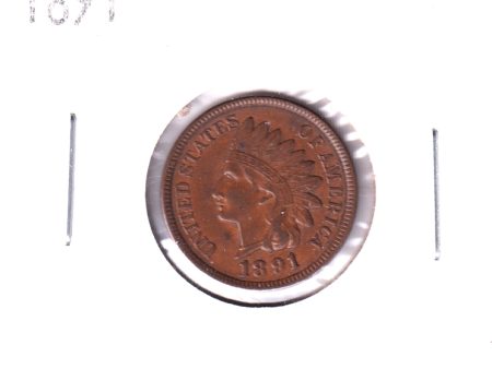 1891 USA Cent EF-AU (EF-45) Fashion