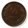 Netherlands 1898 1 2 Cent AU-UNC (AU-55) $ Hot on Sale