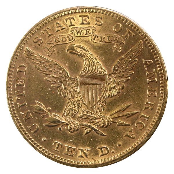 1897 USA $10 Gold Eagle Almost Uncirculated (AU-50) Cheap