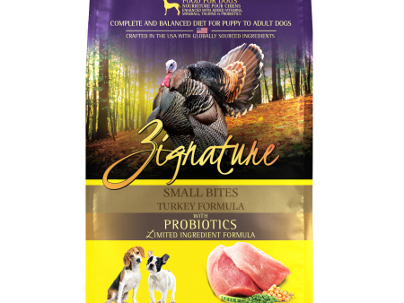 Zignature Small Bites Turkey Formula Dry Dog Food Cheap