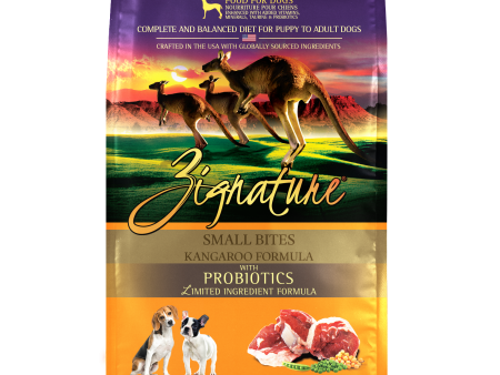 Zignature Small Bites Kangaroo Formula Dry Dog Food Sale